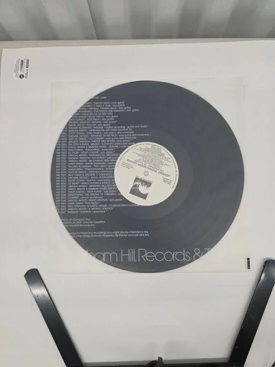 Jeremy Irons Mark Isham – Steadfast Tin Soldier LP 1987 Windham Hill Folk New - Picture 3 of 4